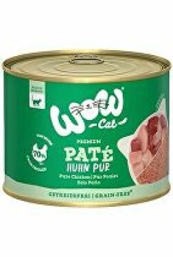 WOW Cat konzerva Adult Paté PUR kuře 200g