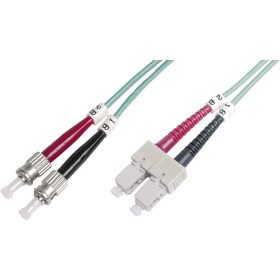 Digitus DK-2512-02/3 optické vlákno optické vlákno kabel [1x ST zástrčka - 1x zástrčka SC] 50/125 µ Multimode OM3 2.00 m