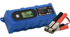 Compass Nabíječka autobaterií mikroprocesorová 4A 6/12V / Nabíječka autobaterií / LCD displej / PB/GEL/AGM / 4-120 Ah (07146)
