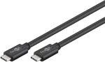 Goobay 67975 černá / Kabel USB-C - USB-C / 0.5 m / USB 3.2 Gen1 / 5 Gbps / 3A PD (67975)