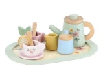 Little Dutch Čajový set dřevěný s květinovým potiskem