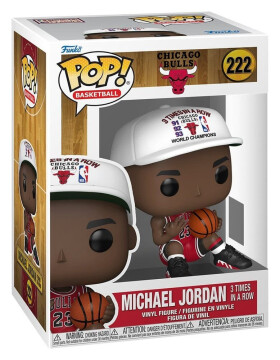 Funko POP Basketball: Chicago Bulls - Michael Jordan (3 Times In A Row) #222