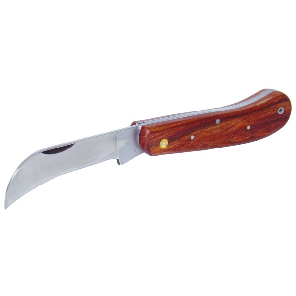 FESTA 16219 Nůž očkovací, nerez, rukojeť dřevěná, 18,5cm