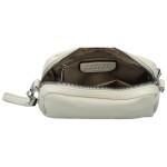 Stylová dámská mini koženková crossbody kabelka Fehmi, krémová