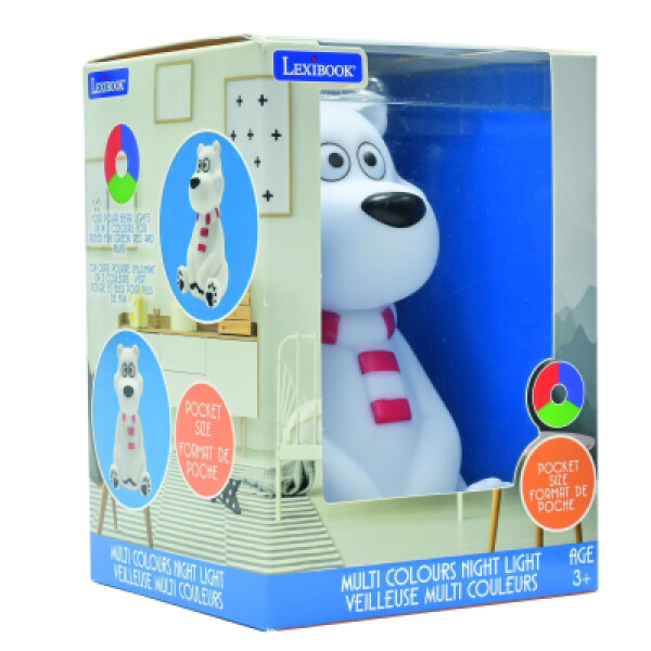 Lexibook kapesní lampička 3D Lední medvěd