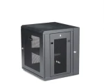 StarTech 12U nástěnný rozvaděč černá / Nástěnný rozvaděč / 19" / hloubka 550 mm / nosnost 90 kg (RK12WALHM)