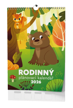 Nástěnný kalendář 2026 Baloušek - Rodinný plánovací