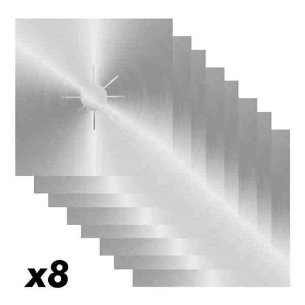 MSV ALI sada 8 ks hliníkových krytů na sporák 26 x 26 cm (3700281101324)