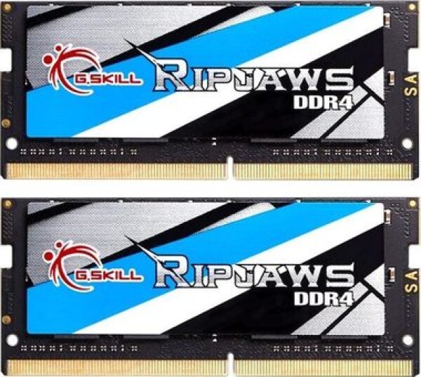 G.Skill Ripjaws 8GB (2x 4GB) 2400 MHz černá / DDR4 / SO-DIMM / 16-16-16-39 / 1.20V (F4-2400C16D-8GRS)