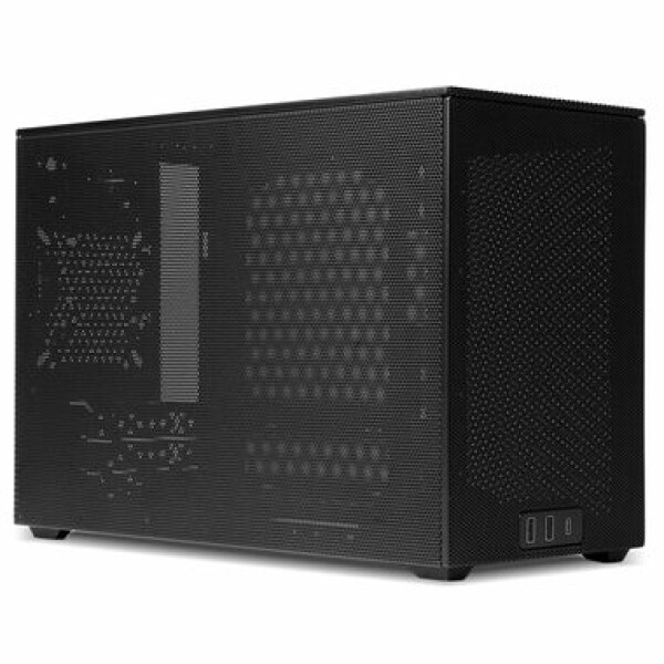 Ssupd Meshroom D černá / Mini-ITX / 2x USB-A 3.0 / 1x USB-C 3.1 / bez zdroje (SSU-MESH-D-FM-GY)