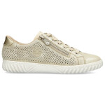 Kožená pohodlná polobotka Rieker W RKR694 beige 36