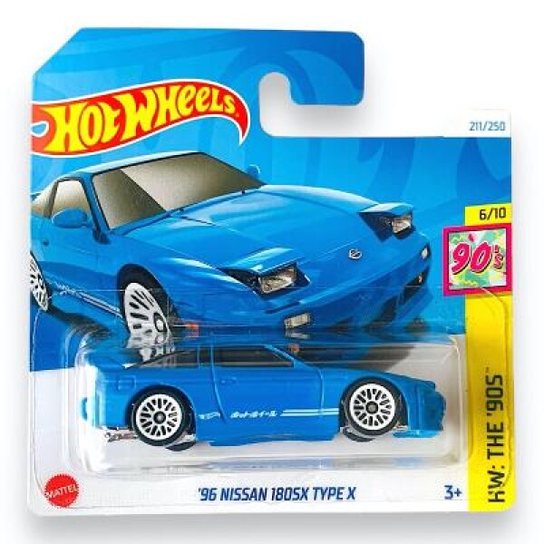 NOVINKA: sběratelský model autíčka HOT WHEELS 1996 Nissan 180SX Type X