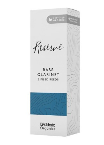 D'Addario ODER0525 Organic Reserve Bass Clarinet Reeds 2.5 - 5 Pack