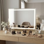 REA - Zrcadlo LED STUDIO L.Gold 58x45 HOM-01801