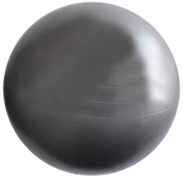 Overball míč 26 cm stříbrný / Gymnastický míč / Nosnost 100 kg (str)