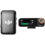 DJI Mic 2 (1 TX + 1 RX) černá / Bezdrátový mikrofon / 1 vysílač 1 přijímač (CP.RN.00000327.01)