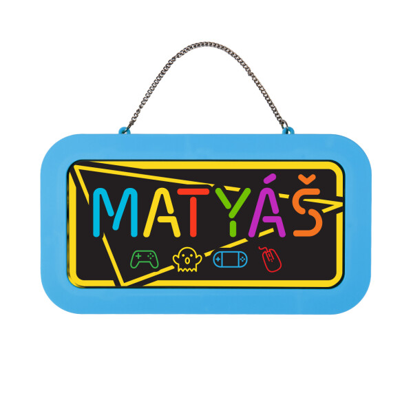 Neonová cedulka se jménem - Matyáš - Albi