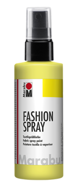 Barva na textil ve spreji Marabu Fashion Spray 100 ml - žlutá citronová 020