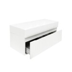 Koupelnová skříňka s umyvadlem SAT Evolution 98x30x44,8 cm bílá mat SATEVO100WMU2 SATEVO100WMU2