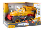 Mamido Oranžové terénní auto dinosaur s třecím pohonem sklápěč