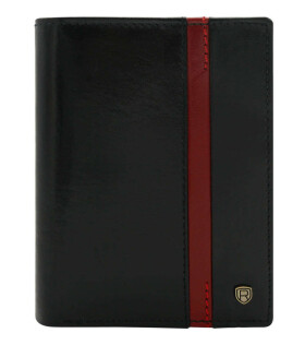 Pánské peněženky Pánská kožená peněženka N575 RVTP 3074 Bl černá jedna velikost