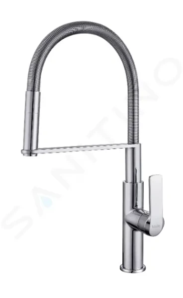 Kielle Dřezová baterie s flexibilním ramenem, chrom 10516100