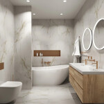 Zrcadlo se senzorem SAT 60x60 cm transparent SATZFULED60 SATZFULED60