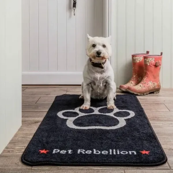 PET REBELLION Běhoun XL Black 57x110cm (BG-PR-569557)