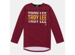 Troy Lee Designs Ruckus Spun pánský dres 3/4 rukáv Oxblood vel. XL