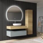 Erga Paloma, LED zrcadlo 100x80cm, 2415 lm, 3 barvy světla, ERG-V01-PALOMA-1080-CL