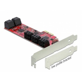 Delock PCI Express Card 10 x internal SATA 6 Gb/s – Low Profile Form Factor (89384)