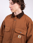 Carhartt WIP Prescott Shirt Jacket Hamilton Brown/Tobacco garment dyed S