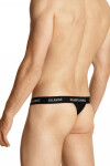 Pánská tanga 1572 black - Atlantic černá S