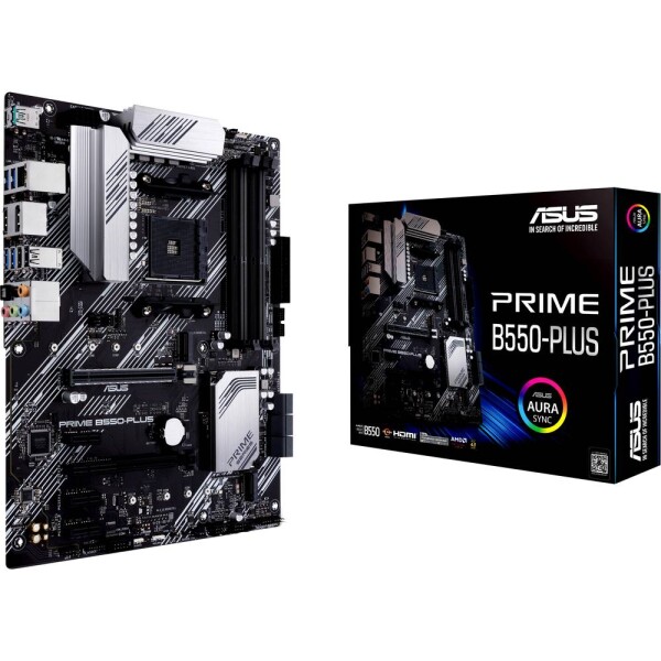 ASUS PRIME B550-PLUS / AMD B550 / DDR4 / SATA III RAID / USB / GLAN / M.2 / sc.AM4 / ATX (90MB14U0-M0EAY0)