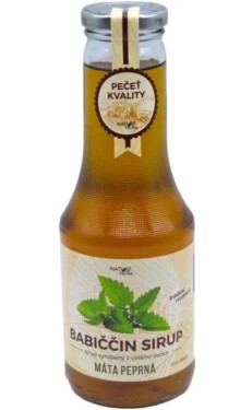 Babiččin sirup Máta peprná 0,5l