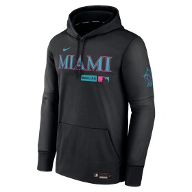 Nike Pánská mikina Miami Marlins MLB City Connect 2026 Authentic Therma Hoodie Velikost: S