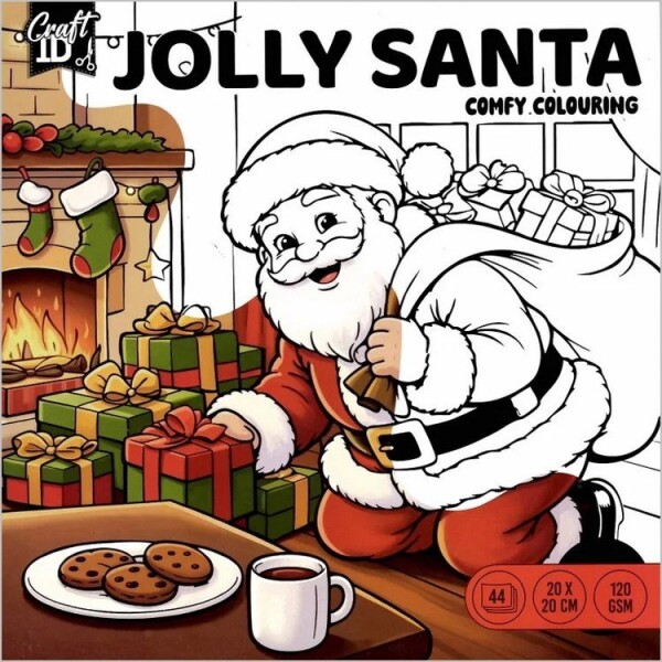 Vánoční omalovánky Santa