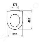 JIKA - Lyra plus WC sedátko, bílá H8903840000631