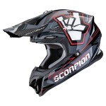 Moto přilba Scorpion VX-16 Evo Air Rok černo/šedo/červená - S