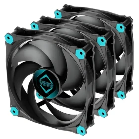 Iceberg Thermal IceGALE Silent černá / Ventilátor / 120mm / 1100 RPM / 12,3 dB / 3ks (ICEGALE12S-BBT-3A)