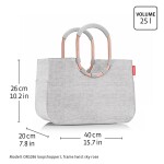 Nákupní taška Reisenthel Loopshopper L Frame Twist blush