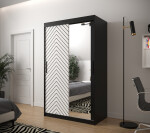 Šatní skříň Abi Jodelka 2 Barva korpusu: Dub artisan, Rozměry: 100 cm, Dveře: Bílá mat