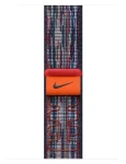 Apple Watch Nike Sport Loop 40mm Blue/Red / řemínek pro Apple Watch / 130–190 mm (MC1J4ZM/A)