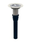 GEBERIT - Podlahová vpusť, s mřížkou, nerez 154.058.00.1