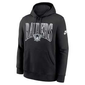 Nike Pánská mikina Las Vegas Raiders NFL Throwback Full Blitz Club Hoodie Velikost: S