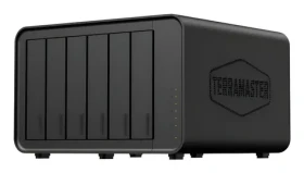 TerraMaster F6-424MAX černá / NAS server / Intel Core i5-1235U 10-Core / 8GB DDR5 RAM / 6x SATA / Diskless (F6-424 MAX)