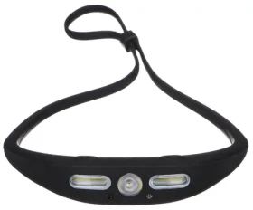 SIXTOL HEADLAMP SENSOR 1 - Čelovka s gumovým páskem a senzorem / 160 lm / XPG LED / COB / USB (SX3202)