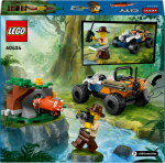 LEGO® City 60424 Čtyřkolka na průzkum džungle mise panda červená