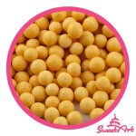 SweetArt cukrové perly zlatožluté matné 7 mm (1 kg)