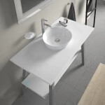 DURAVIT - Cape Cod Umyvadlová mísa 400x360 mm, DuraCeram, s WonderGliss, bílá 23284000001